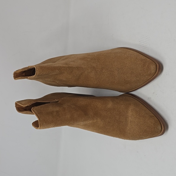 Lisa Vicky Noblex Pointed Suede Leather Booties Women's Size 7 - Picture 2 of 7